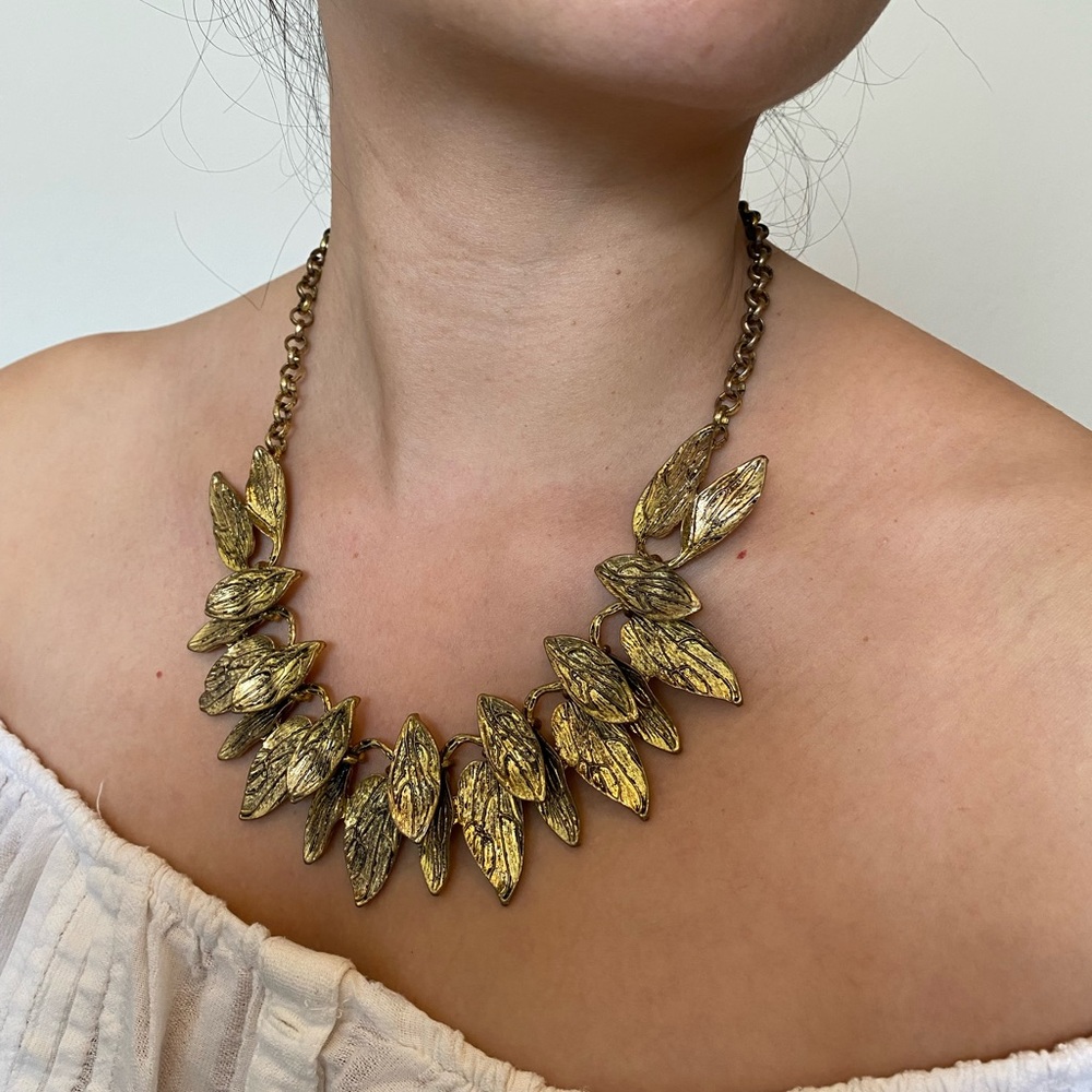 Ancient Greek style gold necklace